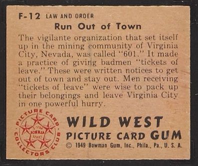 1950 Bowman Wild West